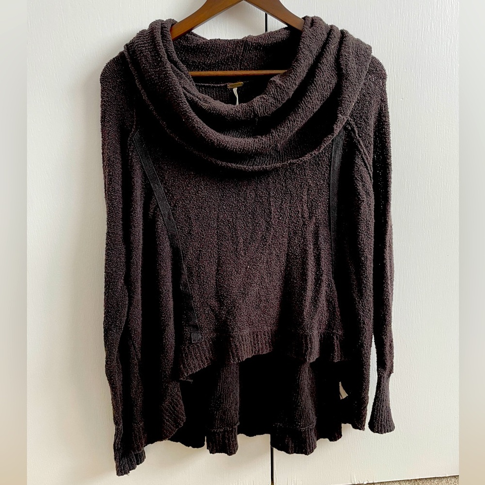 Free People Cowl Neck Sweater